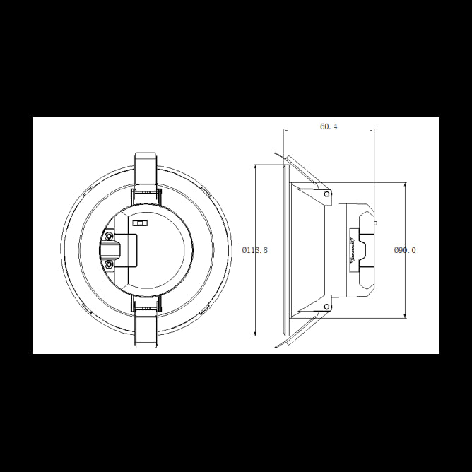 LED SVETILJKA L1760-10 PLAFONSKA DIM 9W 3000-4000-5700K BELA