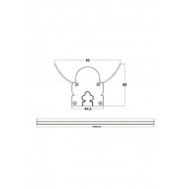 LED SVETILJKA LT-T-020-120 560W  DIM 3000K CRNA
