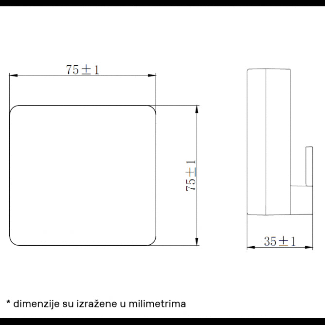 LED SVETILJKA WS750 4.5W 4000K