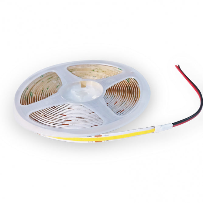 LED TRAKA COB-480-6000K 24V IP45 (5met, 12W/met,8mm)