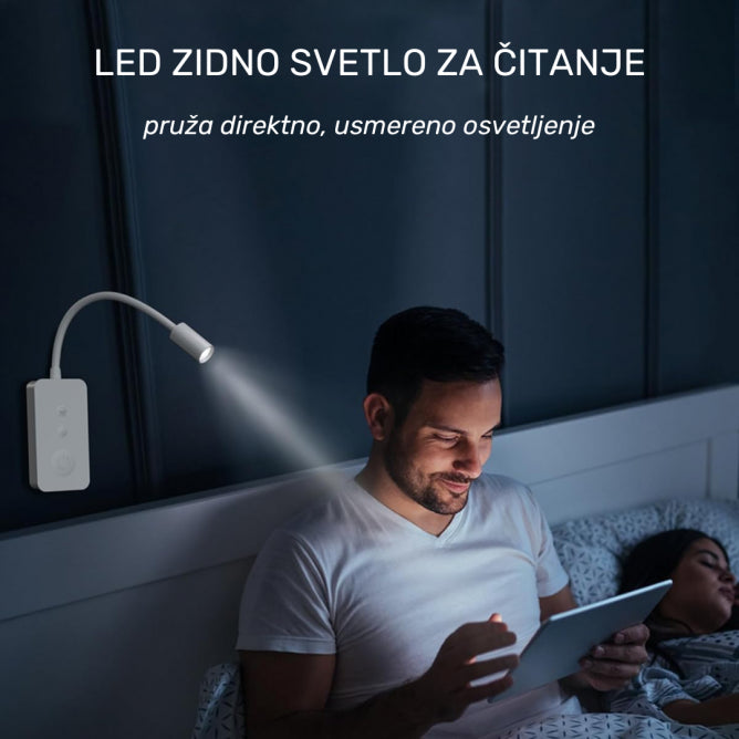 LED ZIDNA SVETILJKA ELY00X-1 BELA