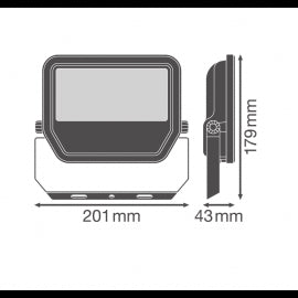 LEDVANCE LED REFLEKTOR FL50 P 41W/4000K SY100 BK