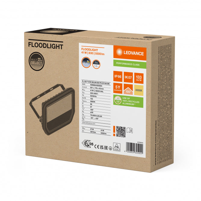 LEDVANCE LED REFLEKTOR FL50 P 41W/4000K SY100 BK