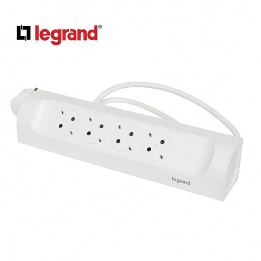 LG 694501 BLOK MULTIFUNKCIONALNI UGAONI 4X2P+E 1M (BELA/ALU)