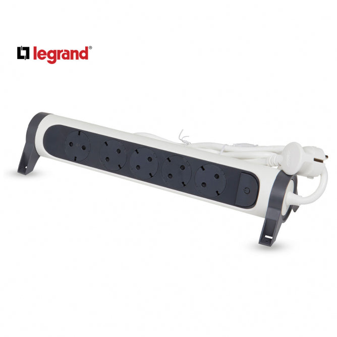 LG 694531 PRODUZNI BLOK 5X2P+E 1.5M (BELA/T.SIVA)