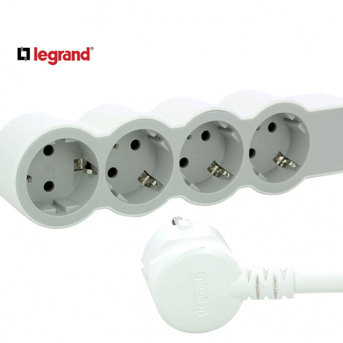 LG 694552 PRODUZNI BLOK 4X2P+E 1.5M (BELA/S.SIVA)