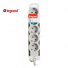 LG 694555 PRODUZNI BLOK 5X2P+E 1.5M (BELA/S.SIVA)