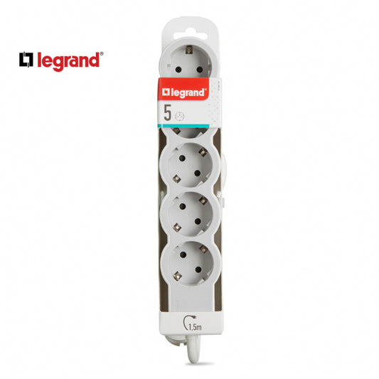 LG 694555 PRODUZNI BLOK 5X2P+E 1.5M (BELA/S.SIVA)