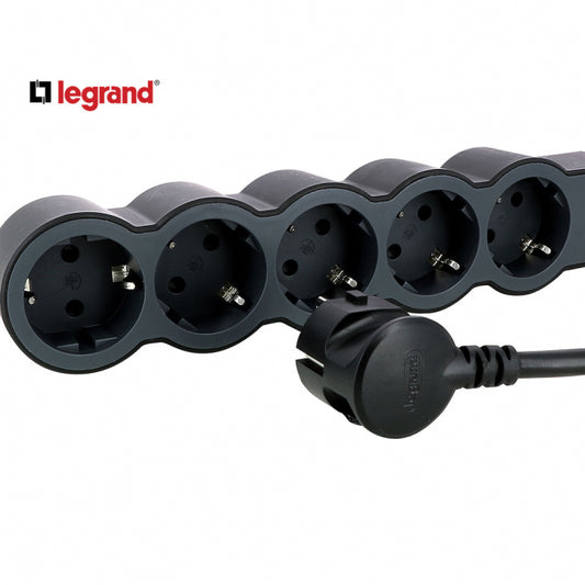 LG 694564 PRODUZNI BLOK 5X2P+E 3M (CRNA/T.SIVA)