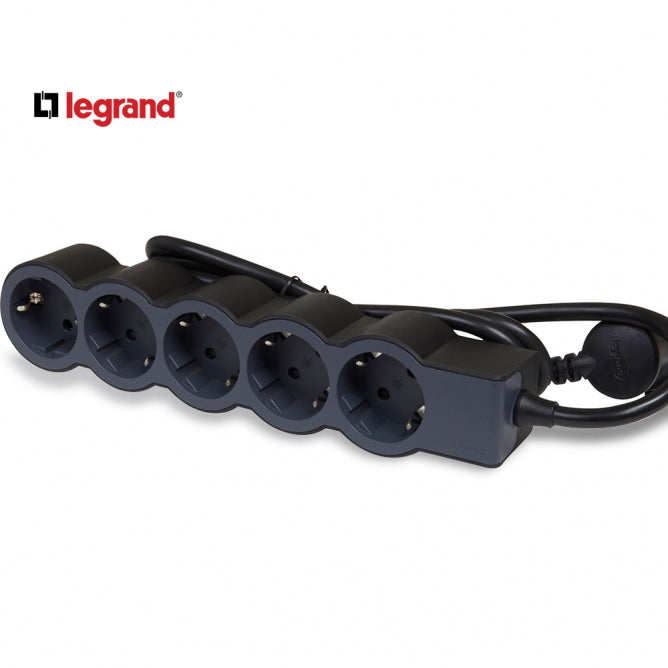 LG 694564 PRODUZNI BLOK 5X2P+E 3M (CRNA/T.SIVA)