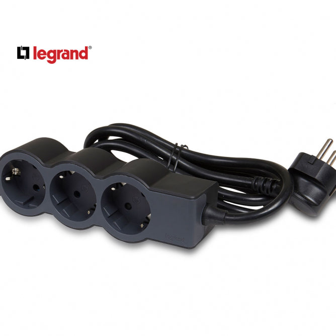 LG 694568 PRODUZNI BLOK 3X2P+E 5M (CRNA/T.SIVA)