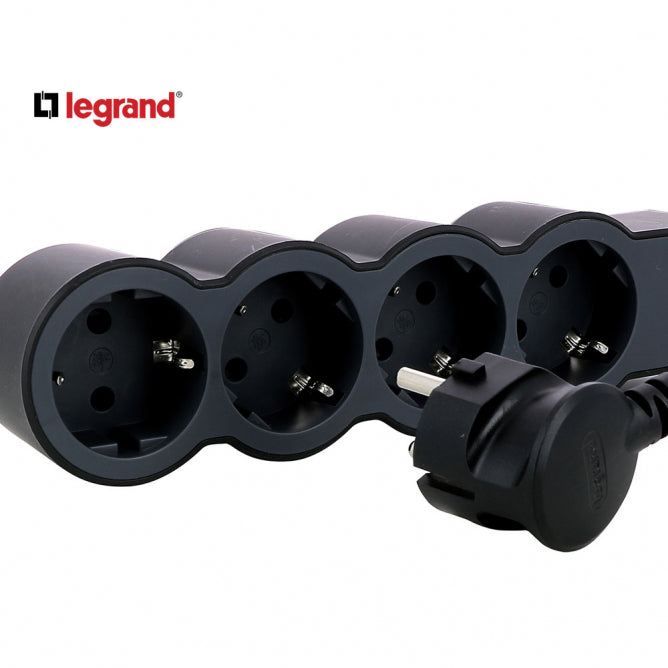 LG 694570 PRODUZNI BLOK 4X2P+E 5M (CRNA/T.SIVA)