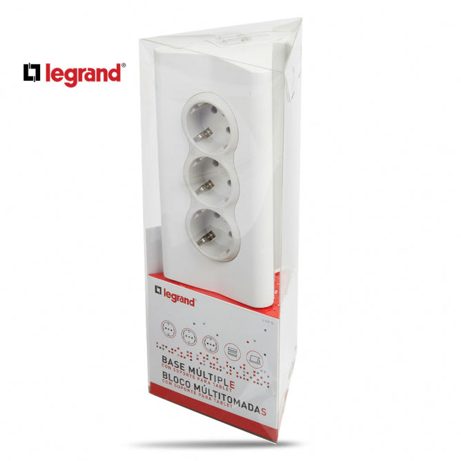 LG 694810 PRODUZNI BLOK 3X2P+E 2XUSB-A + OSIG 1.5M (BELA/S.SIVA)