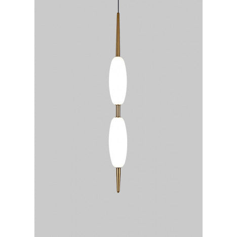 LUNA 161 VISILICA 2X8W 3000K BRASS GOLD