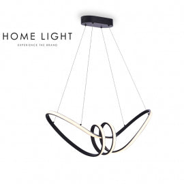 LUNA 210 LUSTER 48W 3000K CRNA