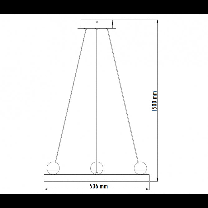 LUNA 232 LUSTER 40W 3000K SIVA/ZLATO