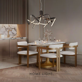 LUNA 250 LUSTER 100W 3000K BRAON