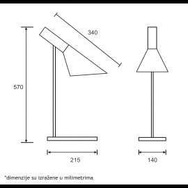 LUNA 295 STONA LAMPA 1*E27