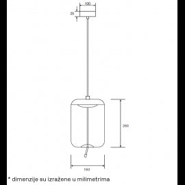 LUNA 300 VISILICA 5W 3000K