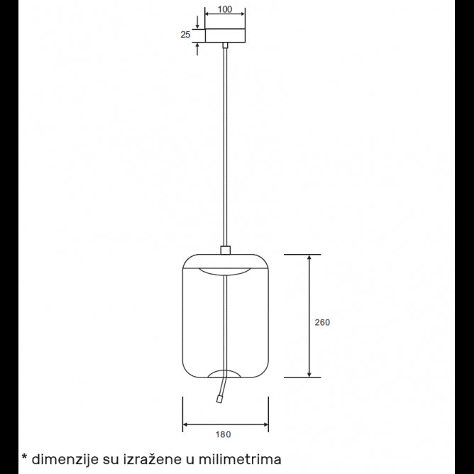 LUNA 300 VISILICA 5W 3000K