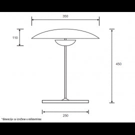 LUNA 304 STONA LAMPA 12W 3000K