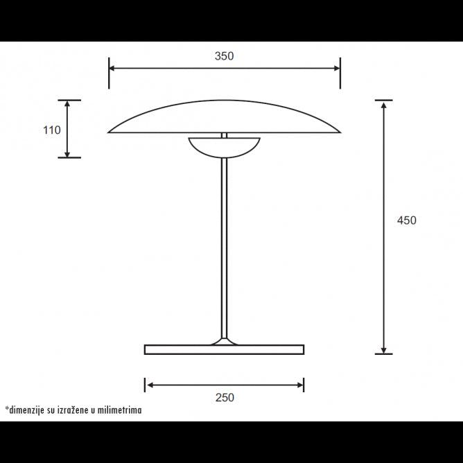 LUNA 304 STONA LAMPA 12W 3000K