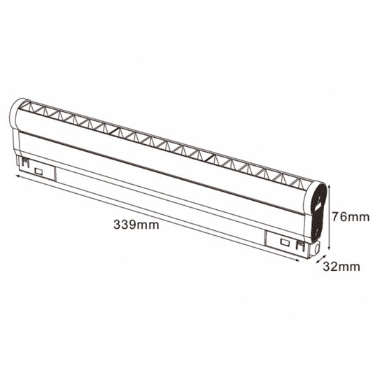 MAGNETIC SVETILJKA LED14-15W 3000K 30° 48V DC CRNA NEW