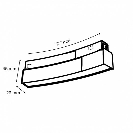 MAGNETIC SVETILJKA PC1000 7W 3000K 36° 48V DC CRNA (R1000)