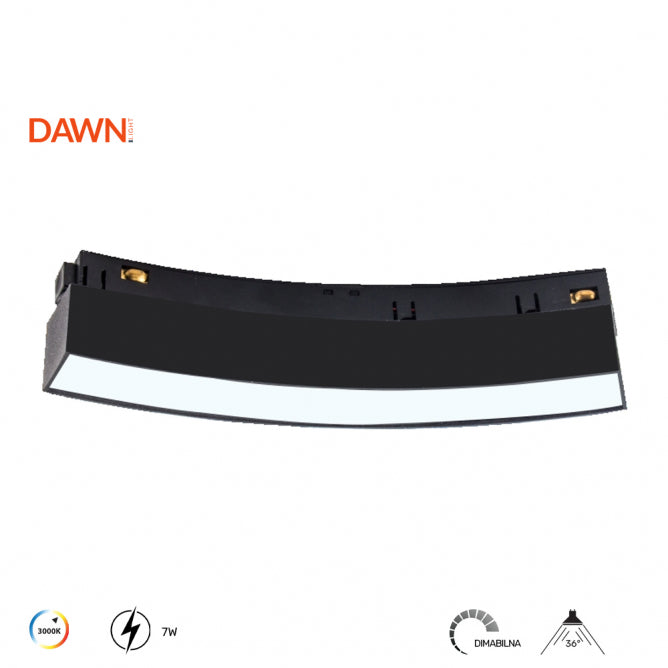 MAGNETIC SVETILJKA PC1000 7W 3000K 36° 48V DC CRNA (R1000)