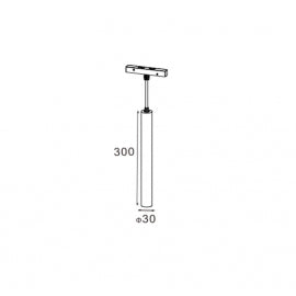 MAGNETIC VISILICA 300 LED09-7W 3000K 24° 48V DC