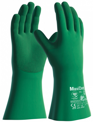 ATG MaxiChem Cut duga zelena rukavica 35 cm