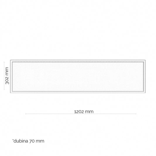 METALNI RAM ZA PANEL 12030 NADGRADNI BACKLIGHT (70mm)