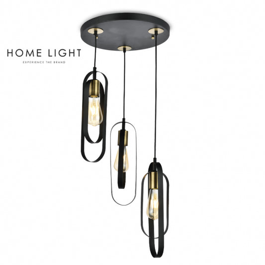 NADYA 16653 VISILICA 3*E27 CRNA