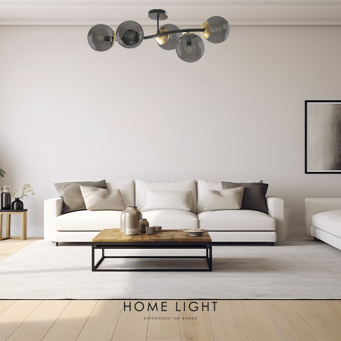 NILUFER 19135 LUSTER 5*G9 CRNA/MESING