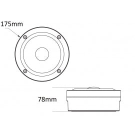 PANIK SVETILJKA LE513 6W 5000K 450LM NAD/UG IP20