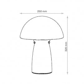 RL STONA LAMPA HN2456-CU/W BRASS + WHITE