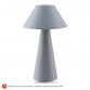 RL STONA LAMPA HN2504B-7045 MATT GREY(7045) + MATT GREY INSIDE