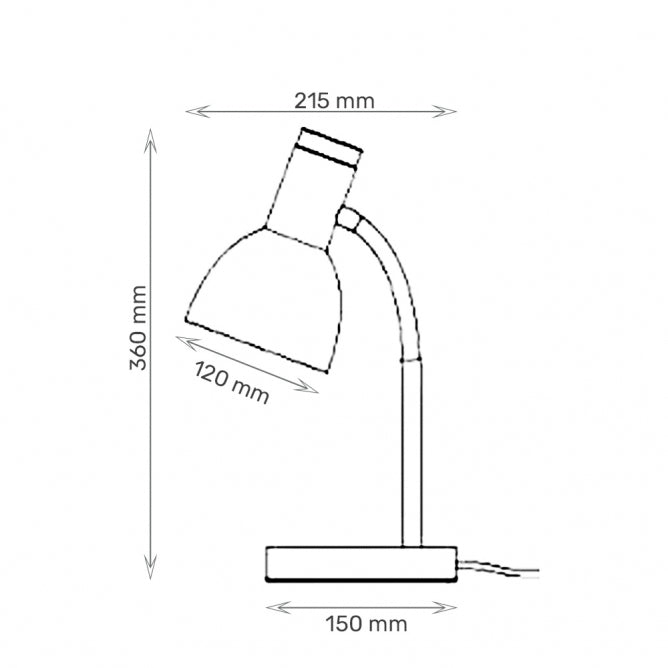 RL STONA LAMPA HN2594-1525 MATT ORANGE 1525U + BLACK + WHITE