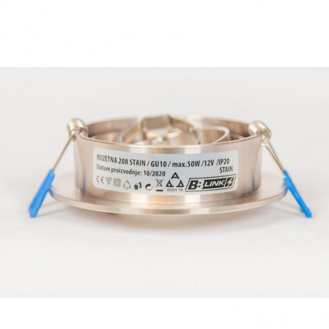 ROZETNA 208 1*GU10 NIKL BRUSENA