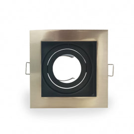 ROZETNA 671 1*GU10 NIKL/CRNA