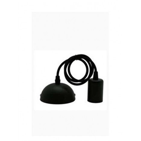 RUSTIK 114 VISILICA 1*E27 CRNA