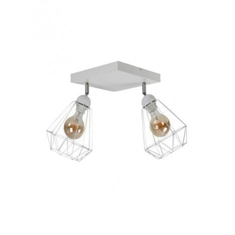 RUSTIK 139 SPOT 2XE27 BELA