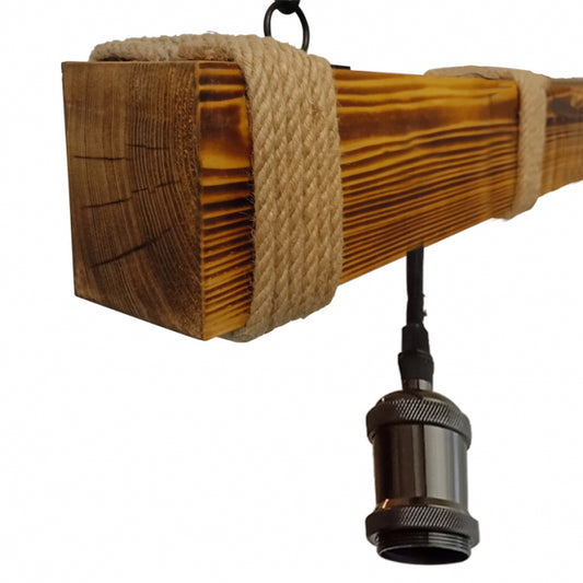 RUSTIK 172 LUSTER GREDA 8*E27 1.3met FM