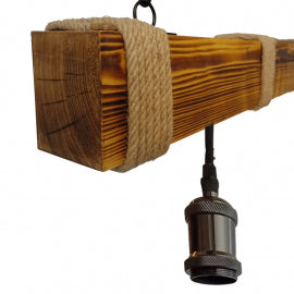 RUSTIK 172 LUSTER GREDA 8*E27 1.3met FM