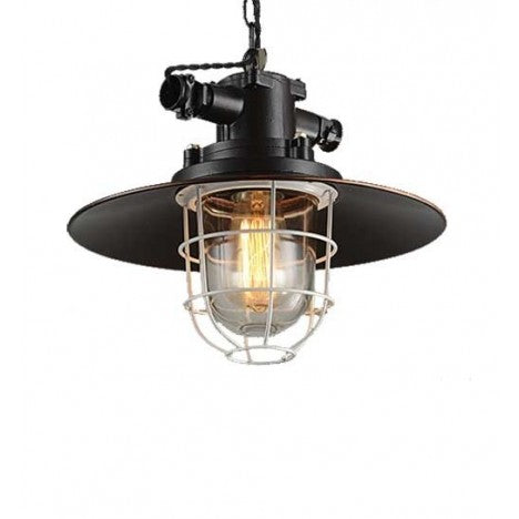 RUSTIK 20 VISILICA DSMA08 1*E27 BLACK