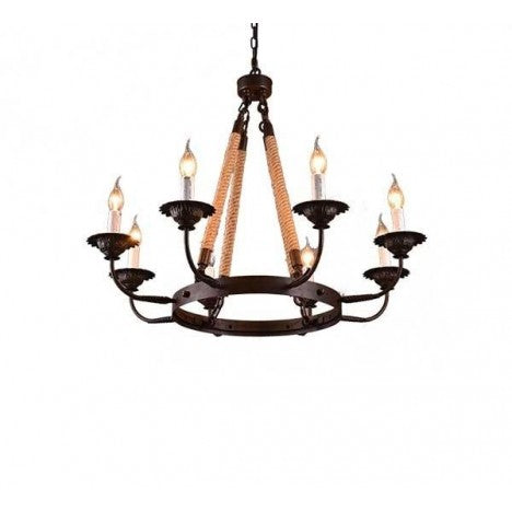 RUSTIK 26 LUSTER P20170-8 8*E14 rust