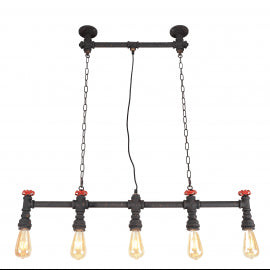 RUSTIK 37 LUSTER P0048-5A 5*E27 rust