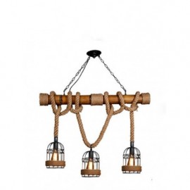 RUSTIK 78 LUSTER 3*E27 BRAON