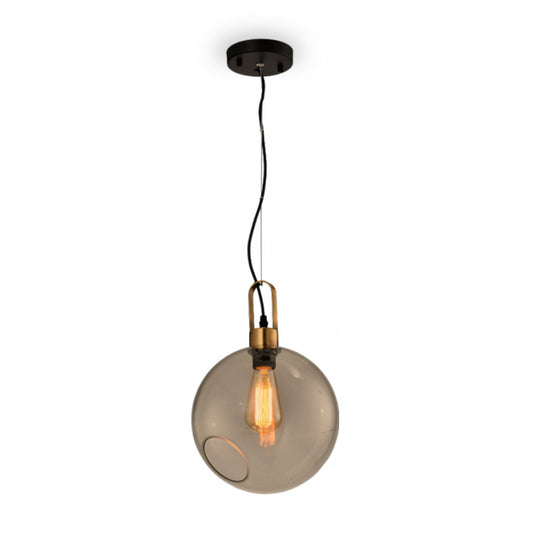 RUSTIK 89 VISILICA 1*E27 GOLD/COGNAC GLASS