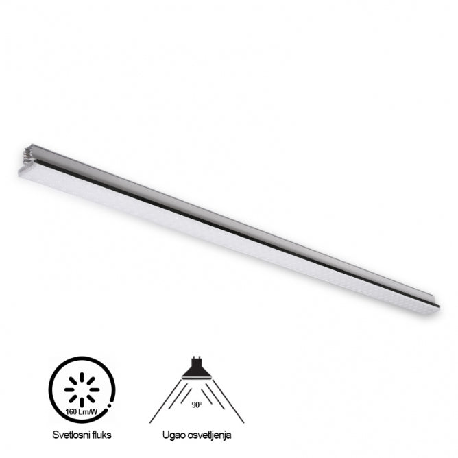 SINSKA SVETILJKA JM-4073 41-66W 4000K 90° 1500mm CRNA